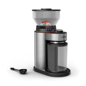 Krups 010942229025 Burr Coffee Grinder One Touch 18 Adjustable Grind Settings 2-20 Cups Per G