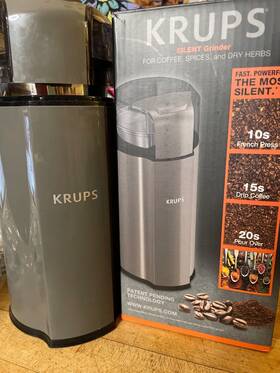 332b50 Krups Fast Silent Electric Coffee Spice Blade Grinder Grey # Gx332
