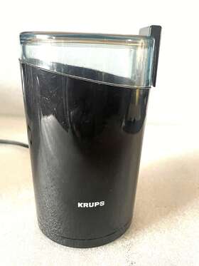F2034251m Krups Fast One Touch Coffee Bean Mill Spice Grinder Type 203 Black