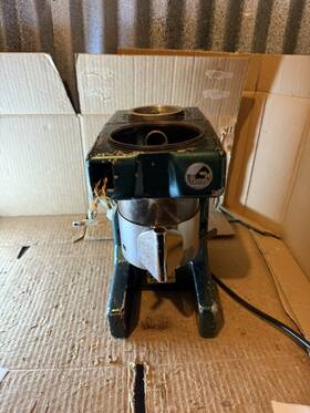 Sw38 La Pavoni Zip Coffee Burr Espresso Commercial Shop Grinder Read Desc