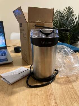 Lalayuan La-ym1501 Coffee Bean Grinder Electric With Brush