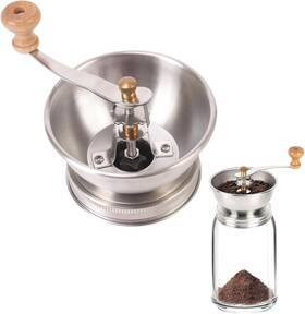 Lattea Craft 445051456452 Mason Jar Coffee Grinder Manual Lid Attachment For Wide Mouth Ma