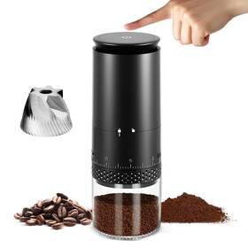 Leburry 850044950232 Portable Coffee Grinder - Burr For Traveling Camping Office