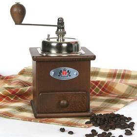 1117750 Lehmans Old Fashioned Top Crank German Coffee Grinder Mill Coarse And Fine