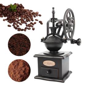 Litaitai 724723874860 Coffee Grinder Wooden Bean Manual Roller Antiq