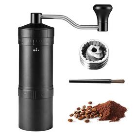 Lokxxioeexw 755824982598 Manual Coffee Grinder External Adjustable 0-35 Scale Cnc Stainless Steel Burr