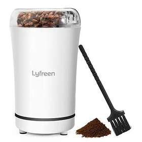 Lyfreen 782910448270 Electric Coffee Grinderonetouch Spice Grinder With Brush Small Bean Grind
