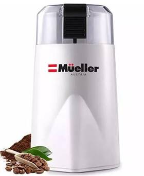 4335884599 M Ller Mueller Austria Hypergrind Electric Coffee Grinder Mill - White