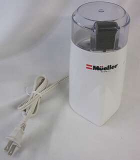 Mec-1105 M Ller Mueller Hypergrind Precision Electric Spice/coffee Grinder Mill - White