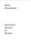 Mb41923 Machine Delta Md41923 Ebb030 Bm900 Xbm538 Manual Bread Bb1350