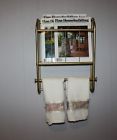 Magazine 1 " 2 18 Holder Gold Bathroom Rack Towel Vtg Unknown 13