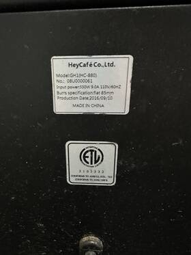 Hc-880 Mahlk Nig Mahlkonig Heycafe Gh1d Coffee Grinder 110v/60hz 85mm Burrs