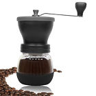 Manual Ceramic Burr Coffee Grinder Unbranded Mill Hand Portable Glass Display New 789099107219