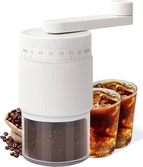 Matrjestice 726084992306 Manual Coffee Grinder With Ceramic Burr 40g Capacity 35 Adjustable Settings Por
