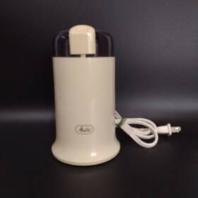 Melitta 055437664004 Cg-1 Vintage Blade Coffee Spice Grinder White Clean