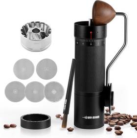 G5847b-os Mhw-3bomber R3 Manual Coffee Grinder Cnc Burr Magnetic Bin Black