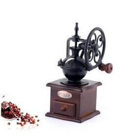Mokernaligo9d3h2b1s Mokernali Manual Coffee Grinder Vintage Style Hand Crank Wooden