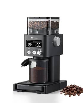 Mokkom 768461940845 Coffee Grinder With Removable Scale Via Bluetooth Connectivity Anti-s