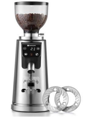 Bd-cg308 Mokkom Professional 64mm Flat Burr Coffee Grinder With Led Display- Ob