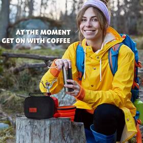 Morefree 745860882068 M6 Manual Coffee Burr Grinder With Adjustable Coarseness Settings