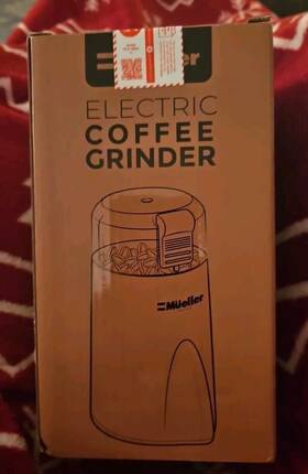 Mueller 313057893861 Hypergrind Precision Electric Spice/coffee Grinder Mill Red Color Nib