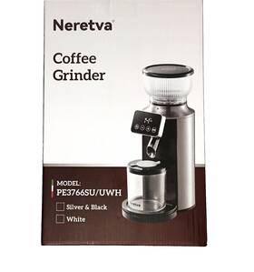 Pe3766su Neretva Burr Coffee Grinder Electric With Portafilter Cradle Led Control Panel