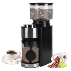 Newhome 717971903819 Conica Burr Electric Coffee Bean Grinder With 25 Grind Settings 12 Cups Selection