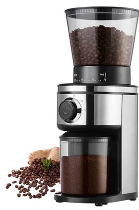 Az-bh702sn Ollygrin Burr Coffee Grinder Electric Conical Bean New