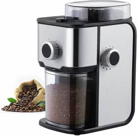 Eb-705-s Ollygrin Flat Burr Coffee Grinder Electric Bean With 14 Grinding Settings