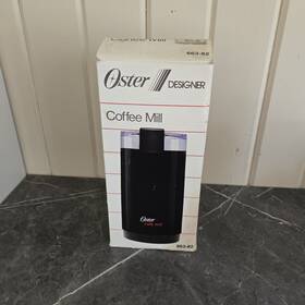 663-82 Oster Vintage Cafe Mill Model Coffee Grinder Portable Food Chopper