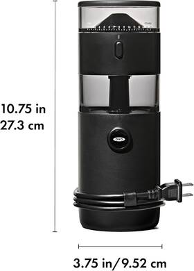 8720800 Oxo Brew Compact Conical Burr Coffee Grinder 50 Grams Capacity