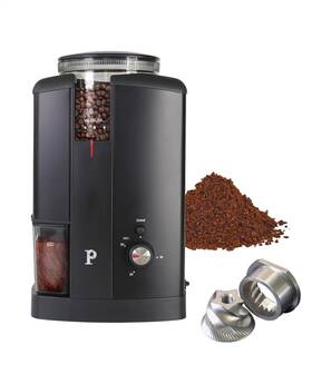 Palico 898506848969 Aroma Coffee Grinder - 48mm Stainless Steel Conical Burrs 17 Micro-adjustabl