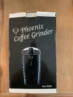 Brl-3050 Phoenix New Open Box Mini Coffee Grinder
