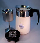 Pot Cup Percolator Coffee Ware Cornflower 6 Corning Blue Stovetop Vintage