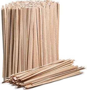 Prestee 819796026725 1000 Wooden Coffee Stirrer By - Disposable Pack 5.5