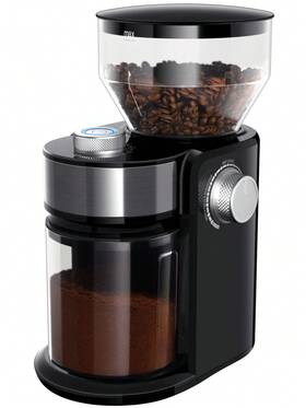 Professional Professiona26630 Burr Mill Coffee Bean Grinder 16 Settings Espresso French Press New