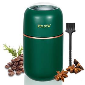 Sxcggs003lv Puloya Coffee Grinder For Beans Spices Herbs Grains And Nuts Stainless Steel Bla