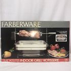 1500w R4550 Farberware Nib Indoor Smokeless Rotisserie Grill Stainless Steel