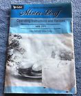 Hb-311 Recipe Instructions Loaf Mk - Operating Book Manual Mister Maker Bread