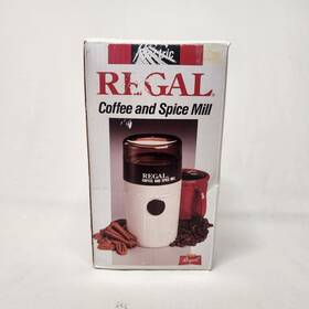 No.k7450 Regal Vtg Coffee And Spice Mill Grinder No. V505 Tested
