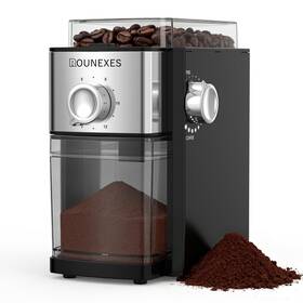 Rounexes 730688960500 Burr Coffee Grinder Electric Beans For Home Use Bur