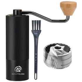 Roylo Globe 198168633885 Manual Coffee Grinder With Cnc 420 Stainless Steel Blades-portable Hand Coffe