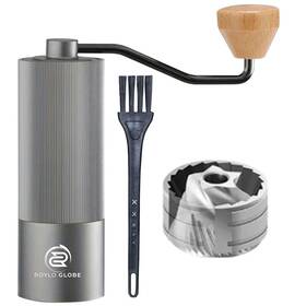 Roylo Globe 198168974551 Manual Coffee Grinder With Cnc 420 Stainless Steel Blades-portable Hand Coffe