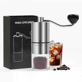 Cogr001 Rsoilch Manual Coffee Grinder With Ceramics Burr For Espresso French Press 5 Sliver