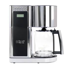 Russell Hobbs 658580755584 Modern Sleek Chrome Glass Coffeemaker - 8 Cup Brewing