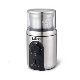 Cg2123 Salton Coffee Grinder 2.8 Oz Stainless Steel Conical Programmable 6-settings