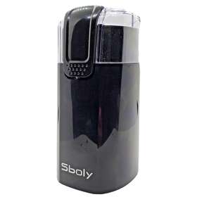 Cg9140 Sboly Coffee Bean Grinder 2oz Compact Spice Dry Herbs Black Ss Blades