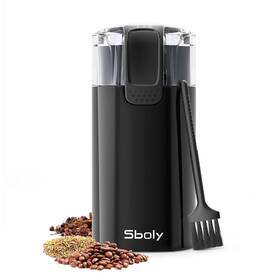 Sy-cg9140-bk-us Sboly Electric Stainless Steel Coffee And Spice Grinder