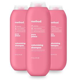 Sng417 Sc Johnson Method Volumizing Shampoo Pure Peace With Rose Peony And Pink Sea Salt Scent