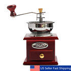 Sed2711758 Unbranded Manual Wooden Burr Coffee Grinder Vintage Hand Mill Ceramic